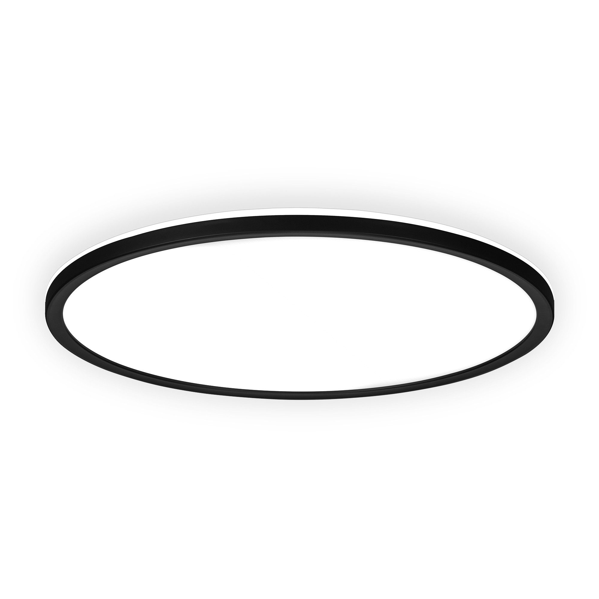 B.K.Licht LED Deckenleuchte Panel Flach 30mm Backlight Effekt LED Deckenlampe Wohnzimmer, LED fest integriert, 4000K - Neutralweiß, versch. Größen & Farben, Badezimmer, Küche, Wohnzimmer, Kinderzimmer
