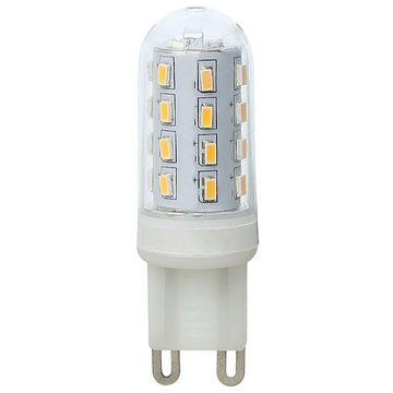 etc-shop LED Pendelleuchte, Leuchtmittel inklusive, Warmweiß, Glas Hänge Leuchte Wohn Ess Zimmer Chrom Decken Lampe ALU im