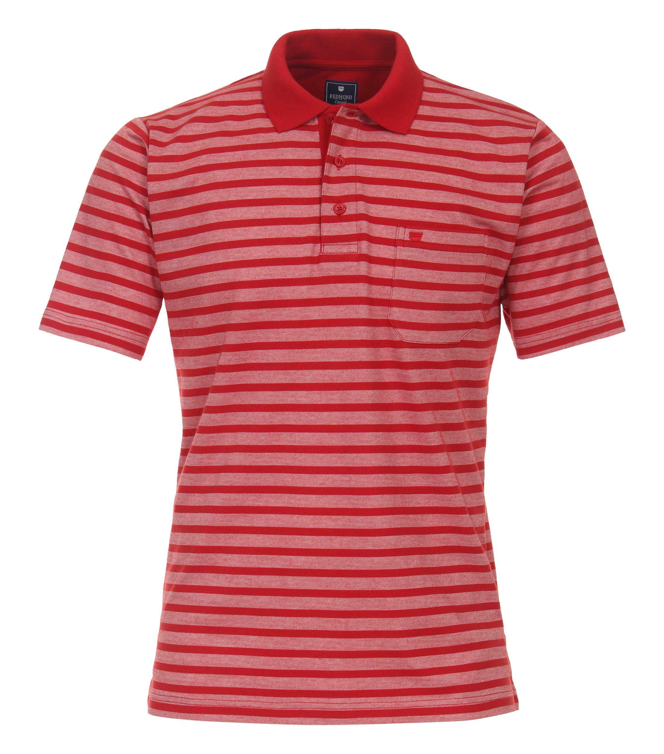 Redmond Poloshirt andere Muster 50 rot | Poloshirts