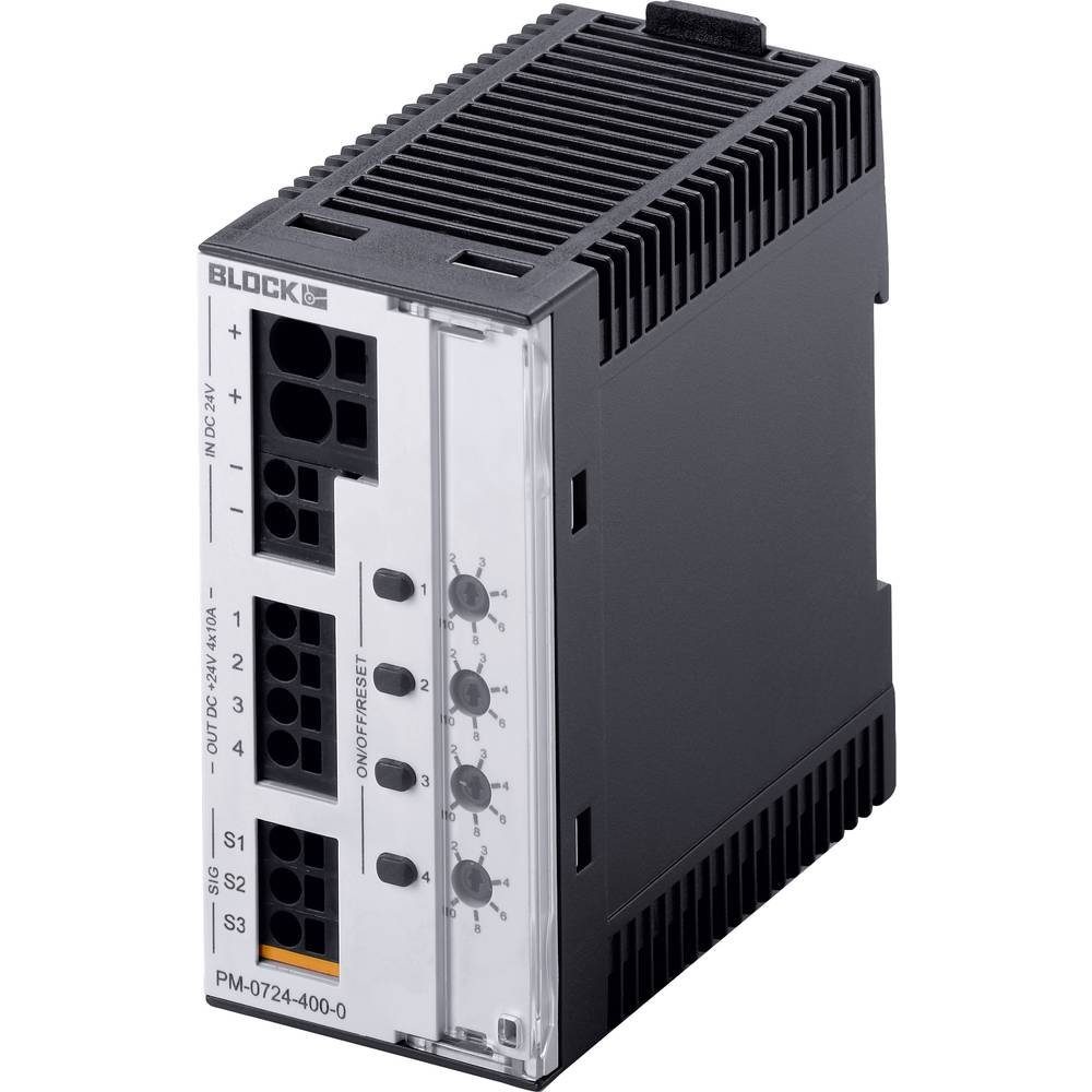 Block Elektronischer Schutzschalter, PM‑FU‑24DC‑ECONOMY PM 0724-400-0 Hutschienen-Netzteil