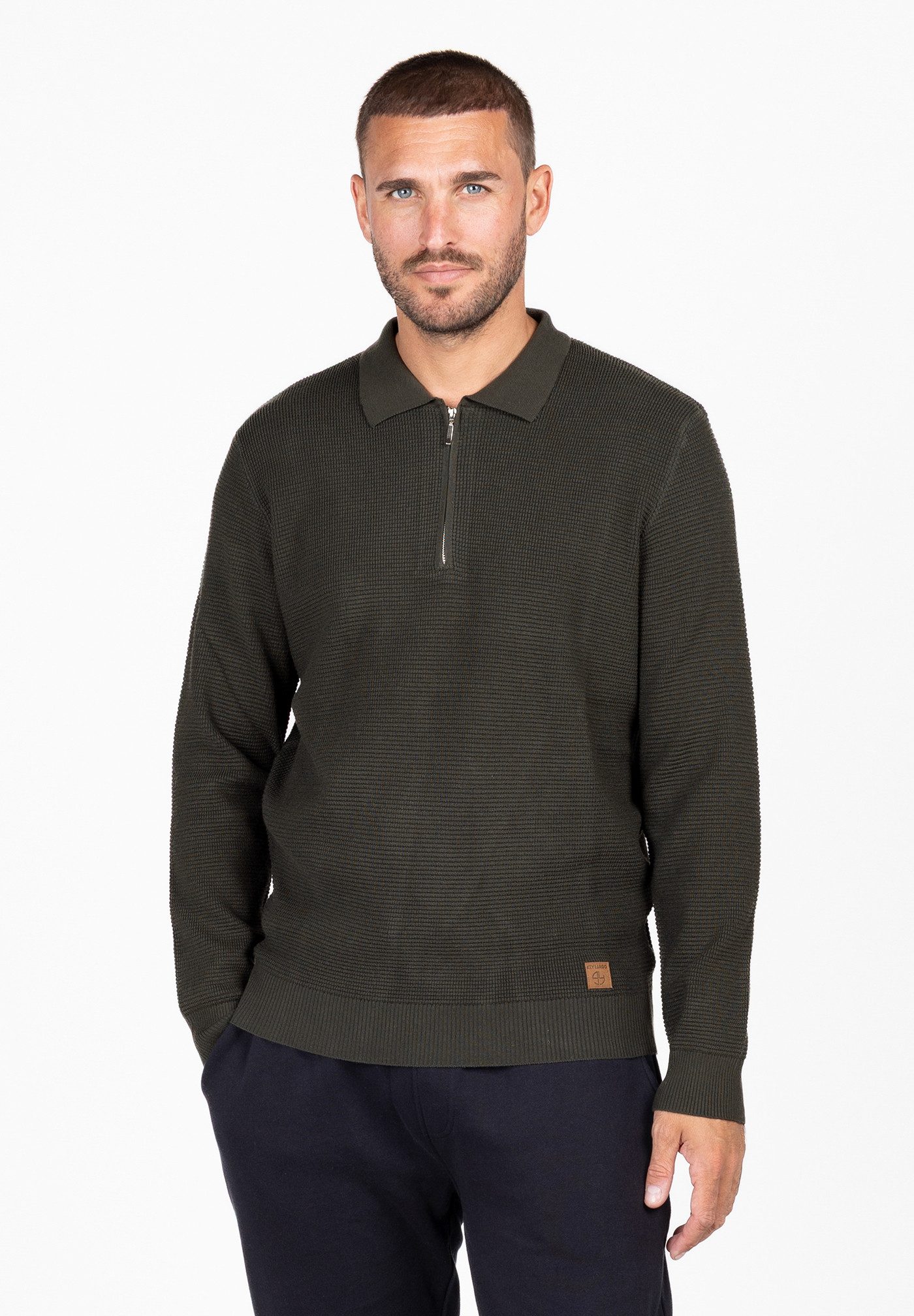 Key Largo Stehkragenpullover MST KLANFIELD polo zip