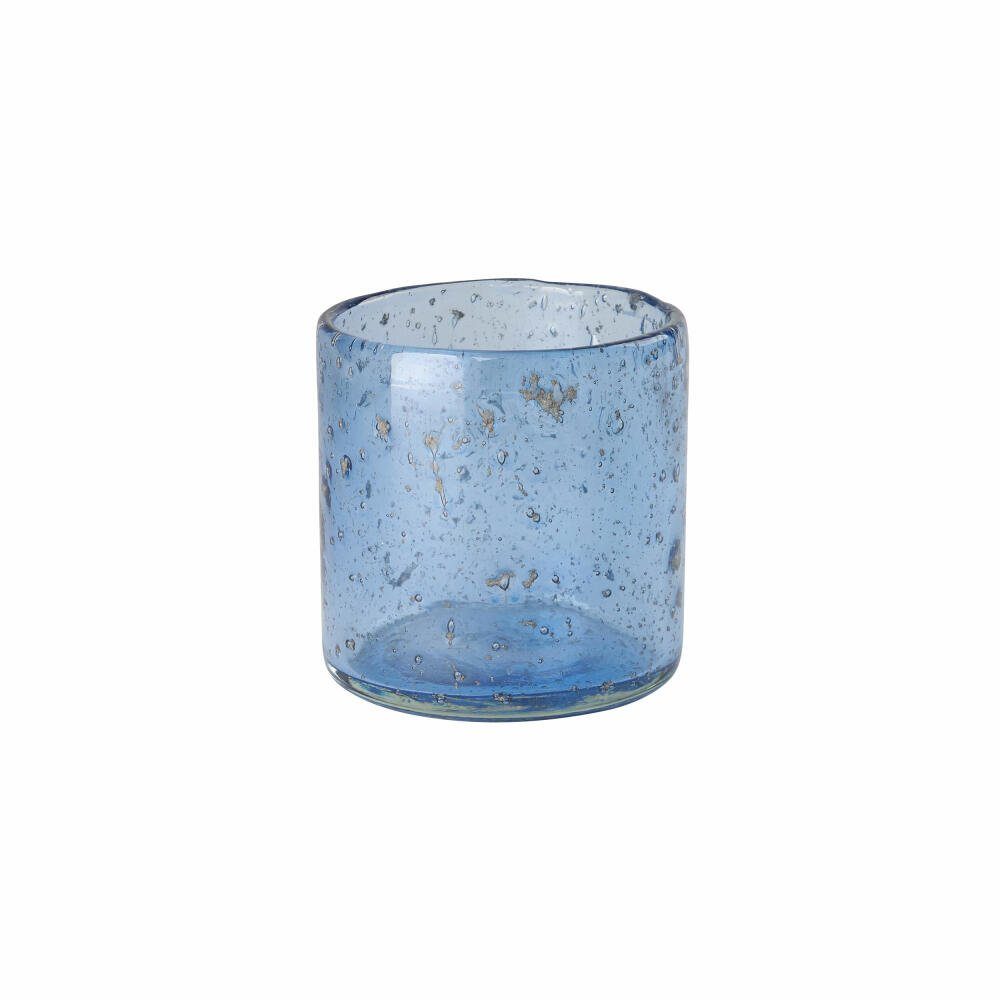 Giftcompany Windlicht Melange Blau H 9.5 cm