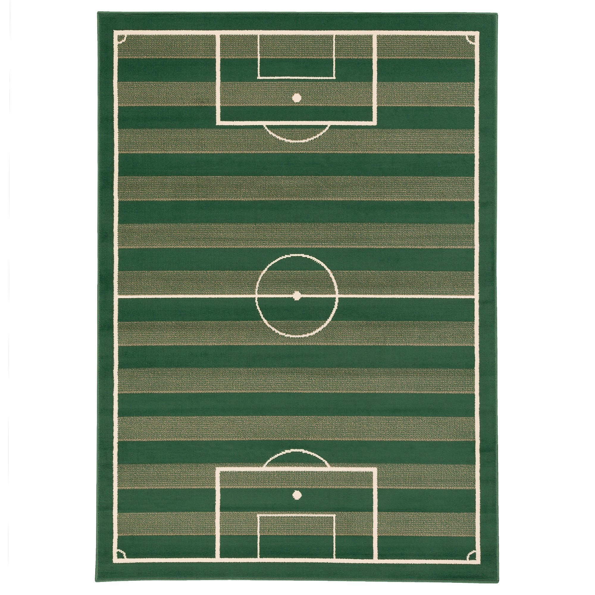 Pergamon Kinderteppich Trendline Teppich Fussballplatz, Rechteckig, Höhe: 8 mm