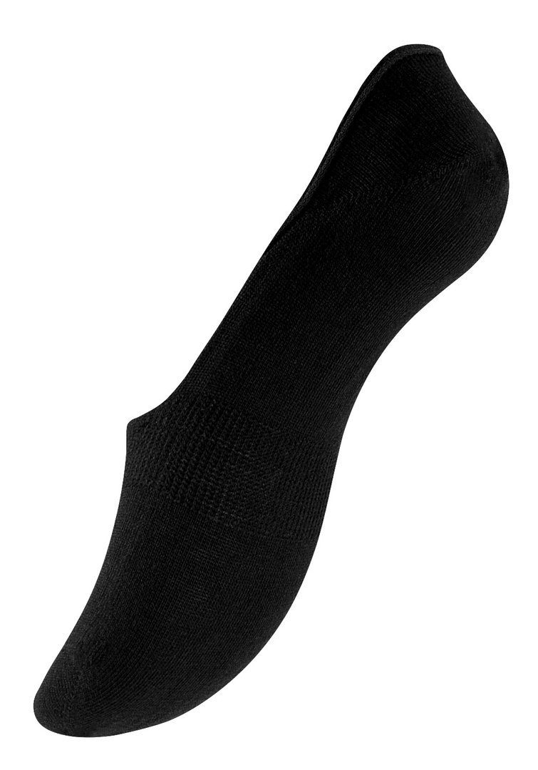 Vincent Creation® Sneakersocken (4-Paar) in schwarz angenehmer Baumwollqualität