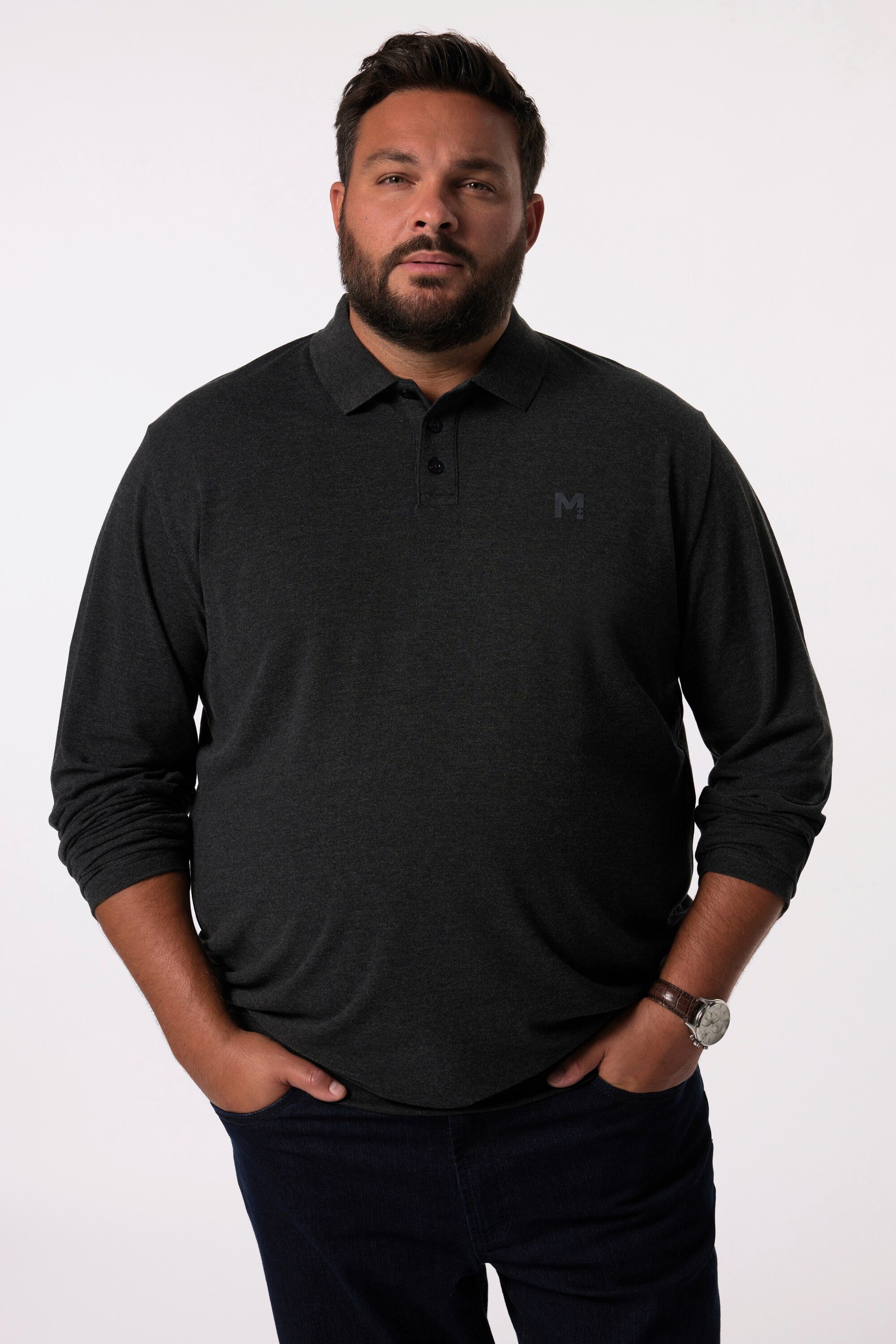Men Plus Poloshirt Men+ Poloshirt Bauchfit günstig online kaufen