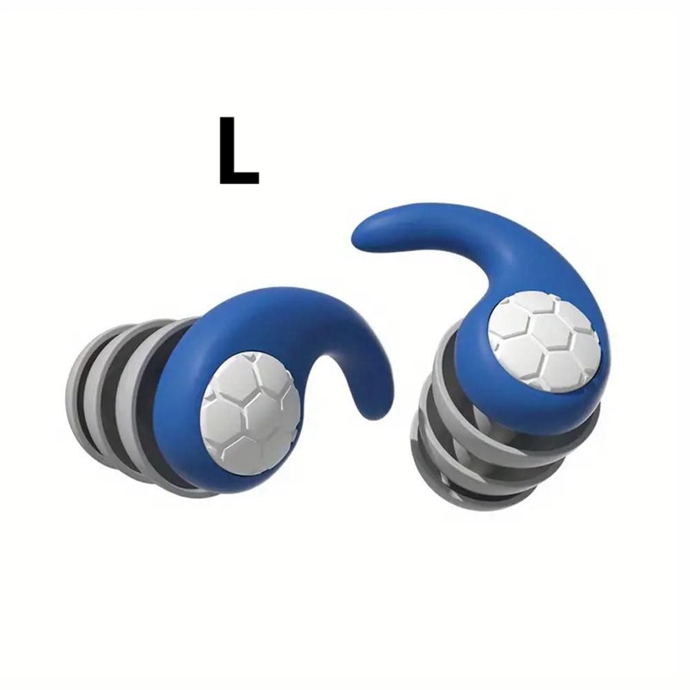 RefinedFlare Gehörschutzstöpsel 1 Paar weiche und bequeme Schlaf-Ohrstöpsel aus Silikon, Drei Schichten wasserdicht, geeignet zum Schlafen und Schwimmen