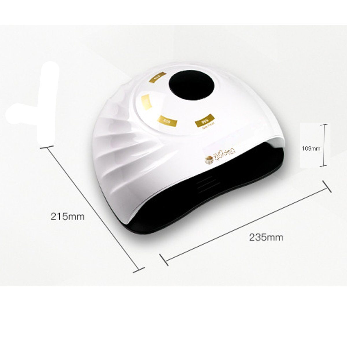 Modern2 Lampe und Timer - Sun Nails LED/DUAL Sensor, mit Lichthärtungsgerät Gel, für Garden Gellack - 90W