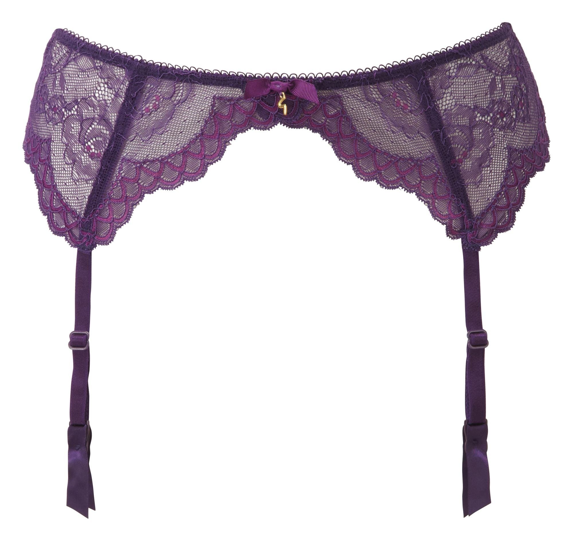 Gossard Strapsgürtel Lace Strumpfgürtel Purple günstig online kaufen
