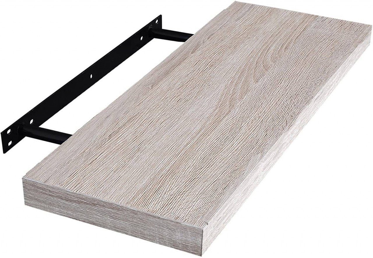 verschiedenen Sonoma 1-tlg., Eiche Farben Board Modern Wandregal, Holz Größen in EUGAD