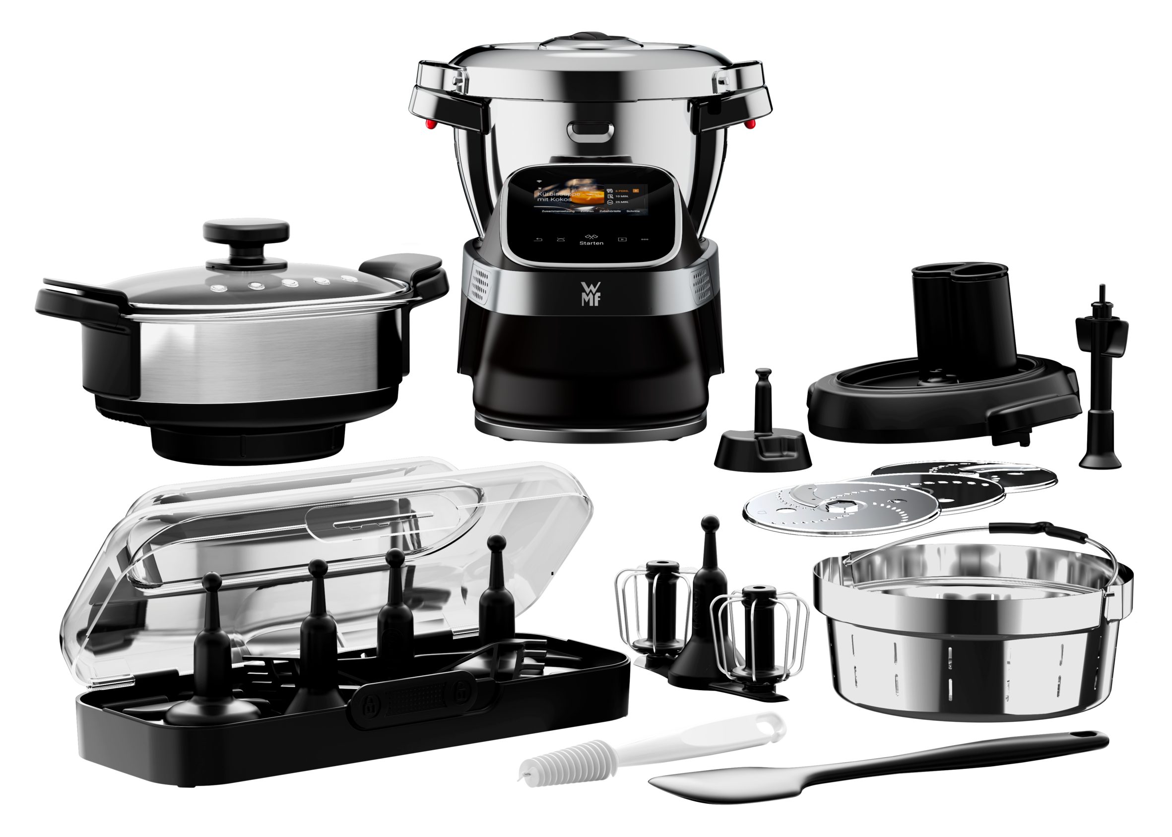 WMF Küchenmaschine Avantgarde Küchenmaschine mit Kochfunktion, 1550 W, (39 x 33 x 35cm)