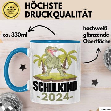 Trendation Tasse Trendation - Einschulung Junge Geschenk für Schultüte Füllung Tasse