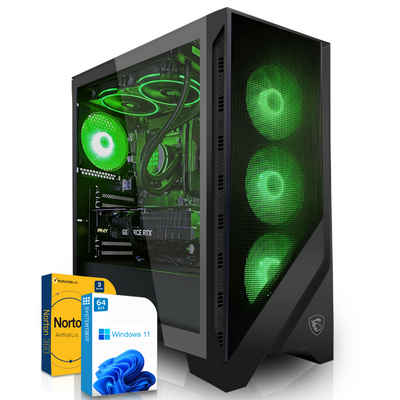 SYSTEMTREFF Gaming-PC (Intel Core i9 12900KF, GeForce RTX 4070, 32 GB RAM, 1000 GB SSD, Wasserkühlung, Windows 11, WLAN)