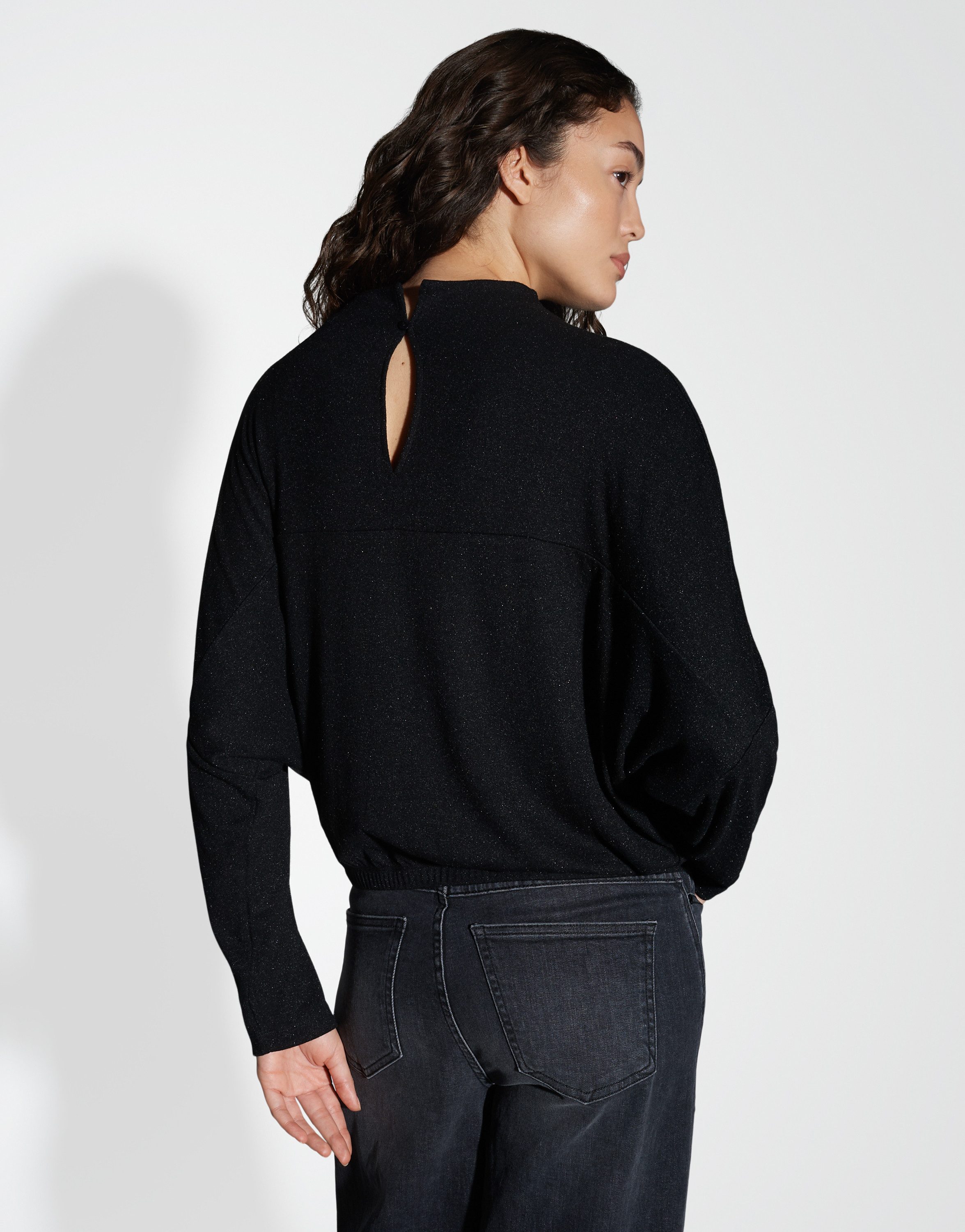 OPUS Langarmshirt SACHTO Regular mit dezentem Glanz günstig online kaufen