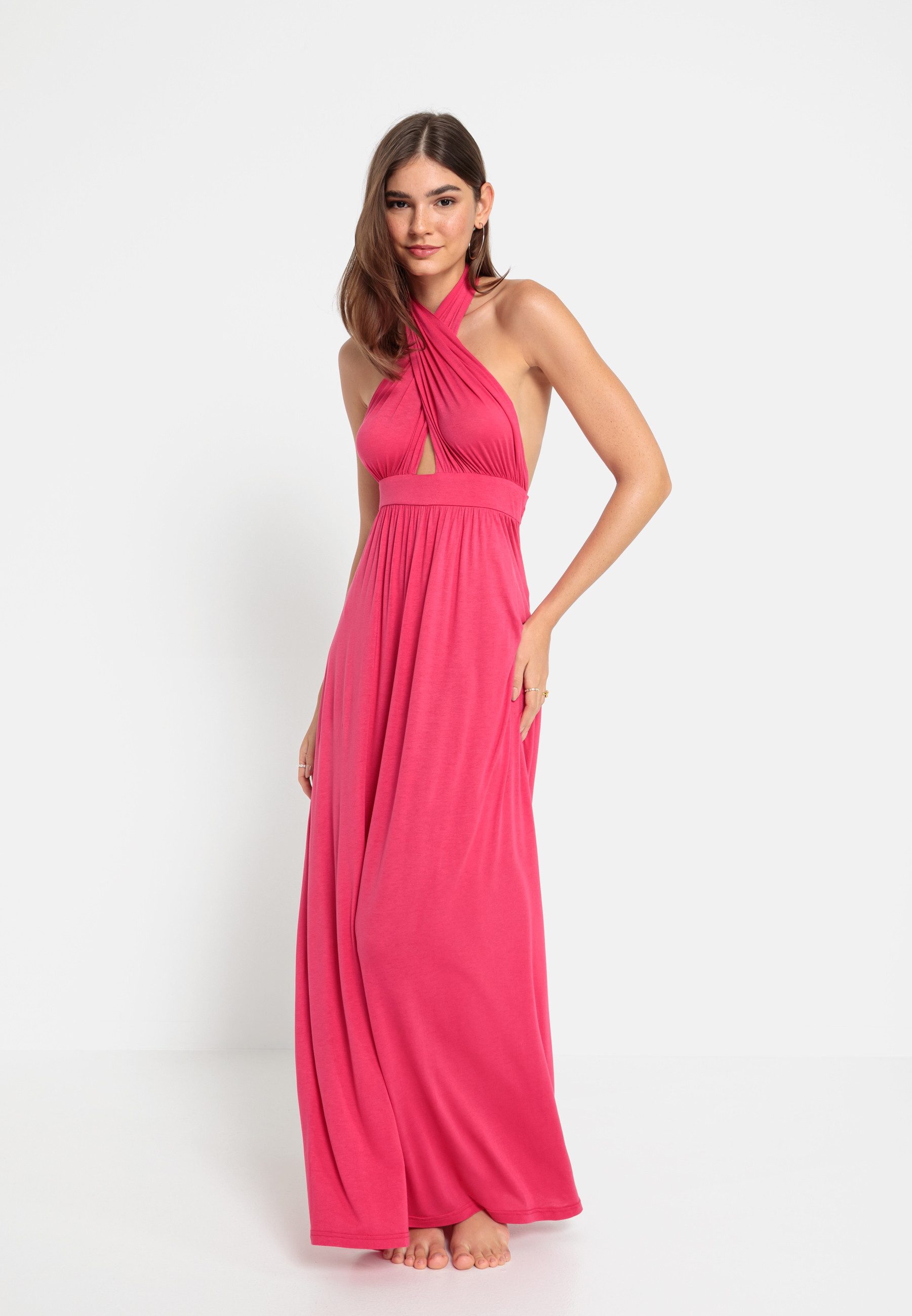 LSCN by LASCANA Neckholderkleid in Maxilänge