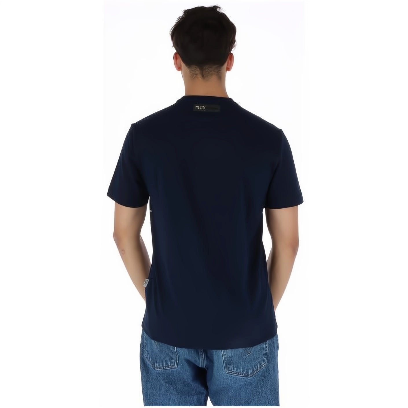 T-Shirt NECK vielfältige Farbauswahl Stylischer hoher ROUND PLEIN SPORT Look, Tragekomfort,