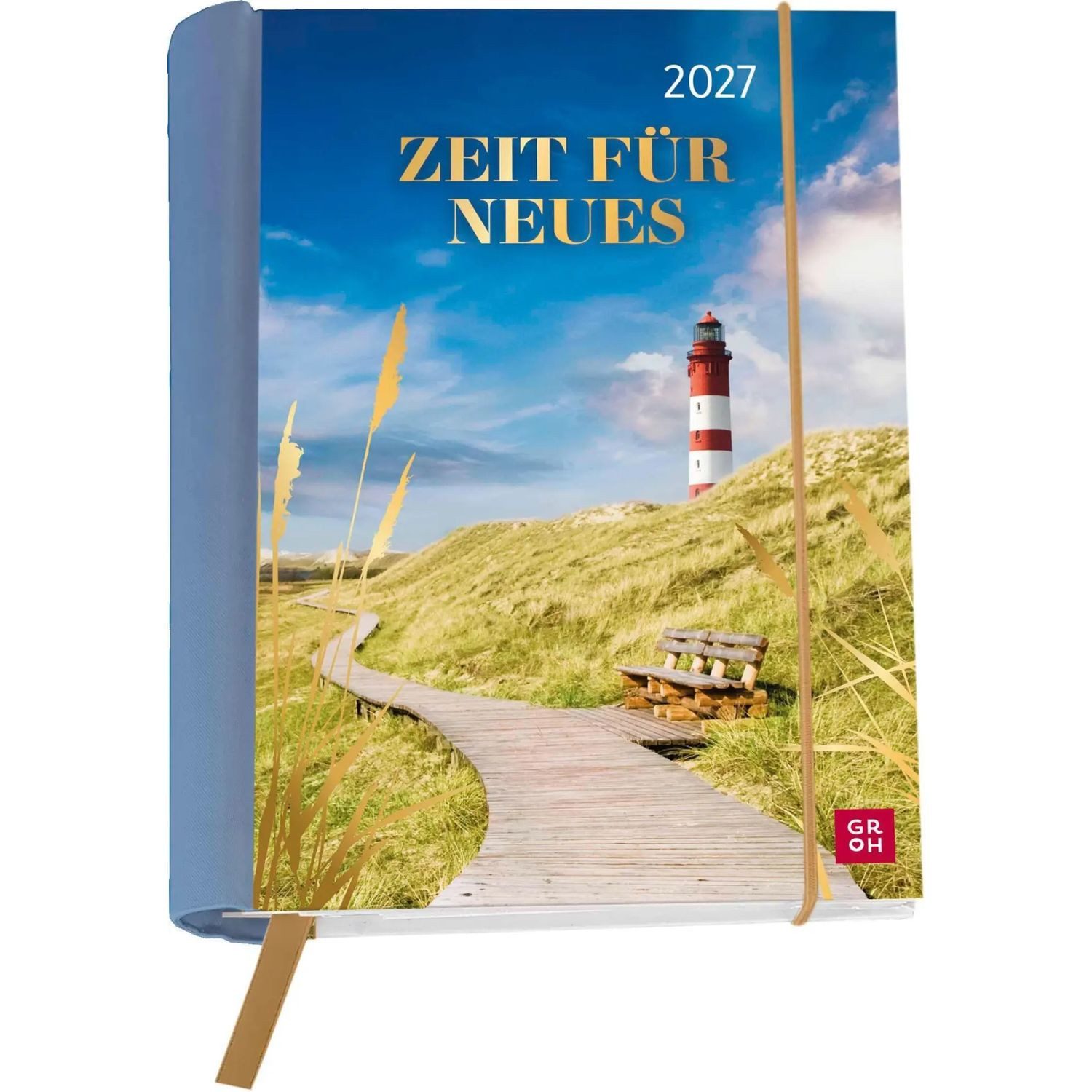 groh Verlag Taschenkalender Buchkalender 2027: Zeit für Neues