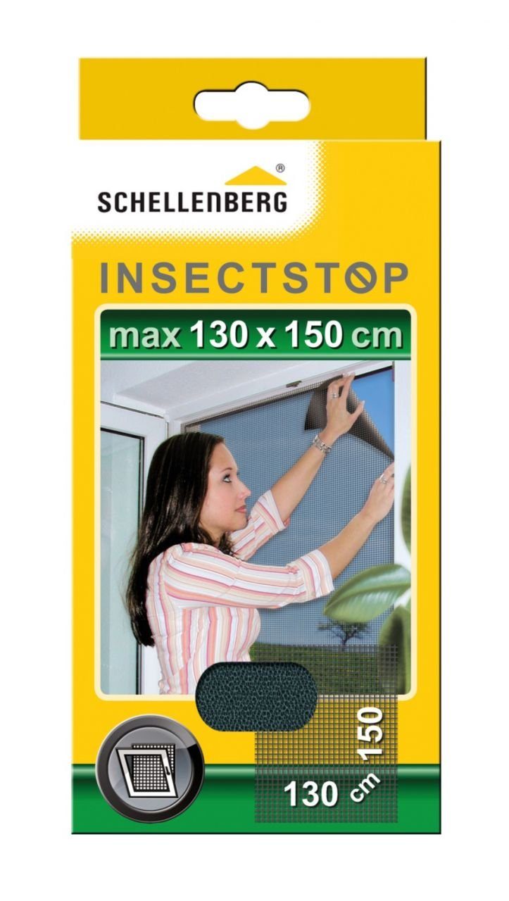 SCHELLENBERG Fliegengitter-Gewebe Schellenberg Fliegengitter 130 x 150 cm anthrazit