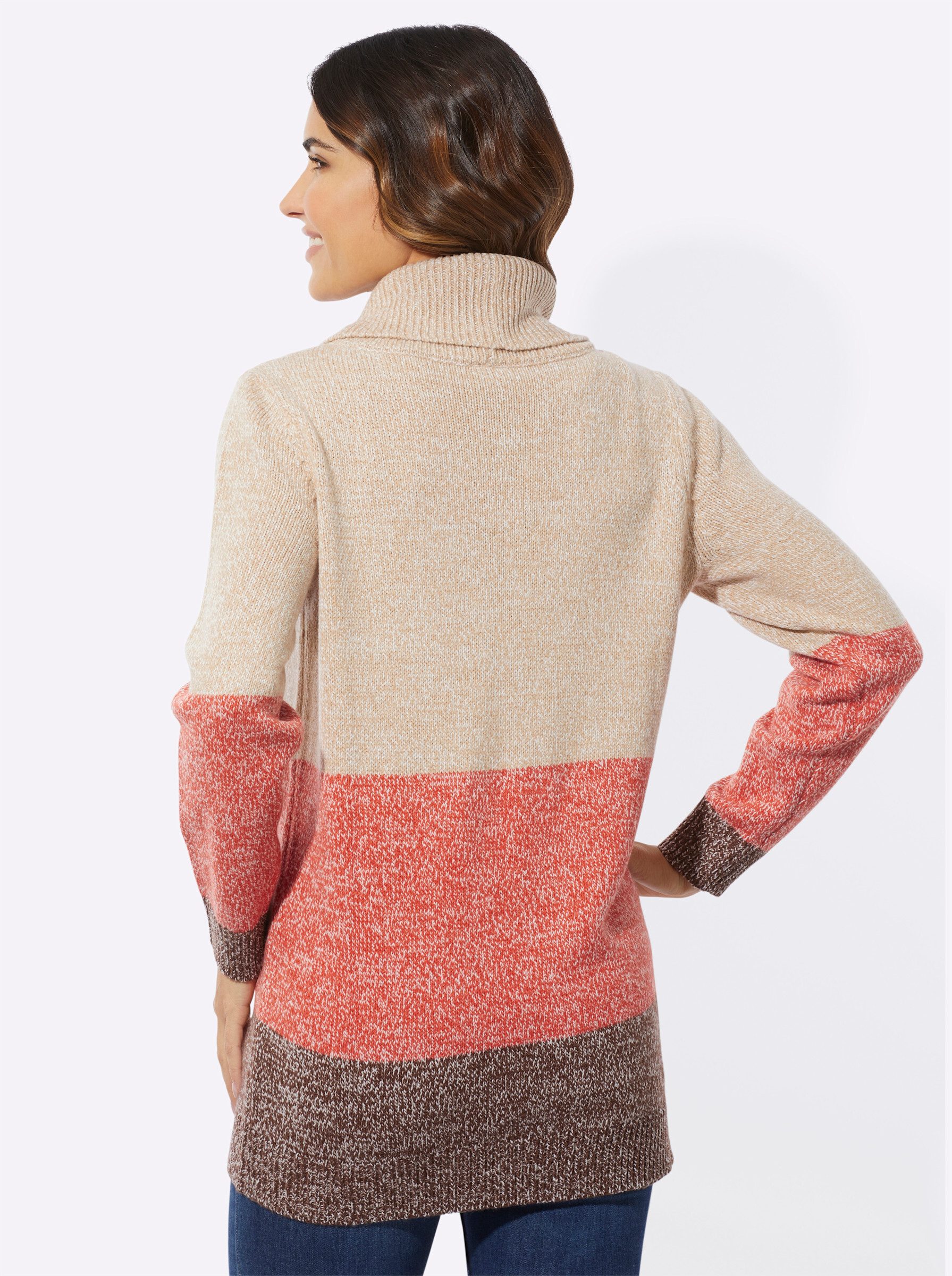 Sieh an! Strickpullover Longpullover günstig online kaufen