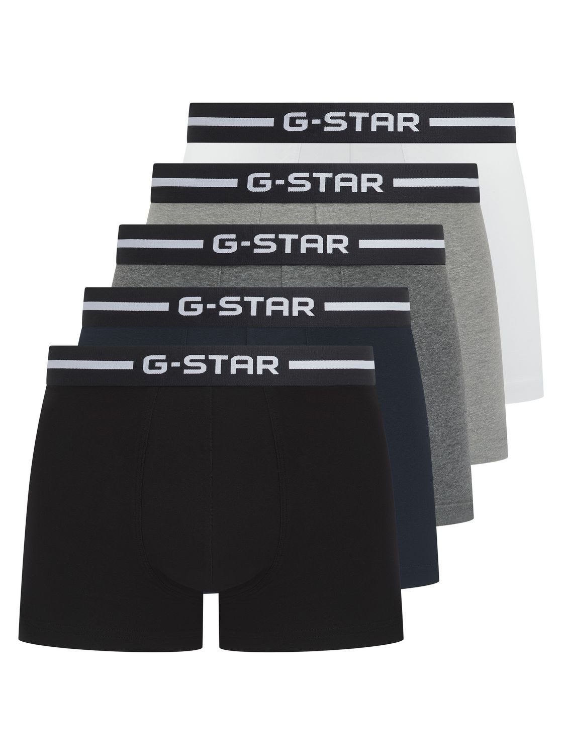G-STAR Боксерские мужские трусы, боксерки HEMLOCK (Sparpack, 5-St., 5er-Pack) mit super weichem Bündchen, hochwertige Qualität