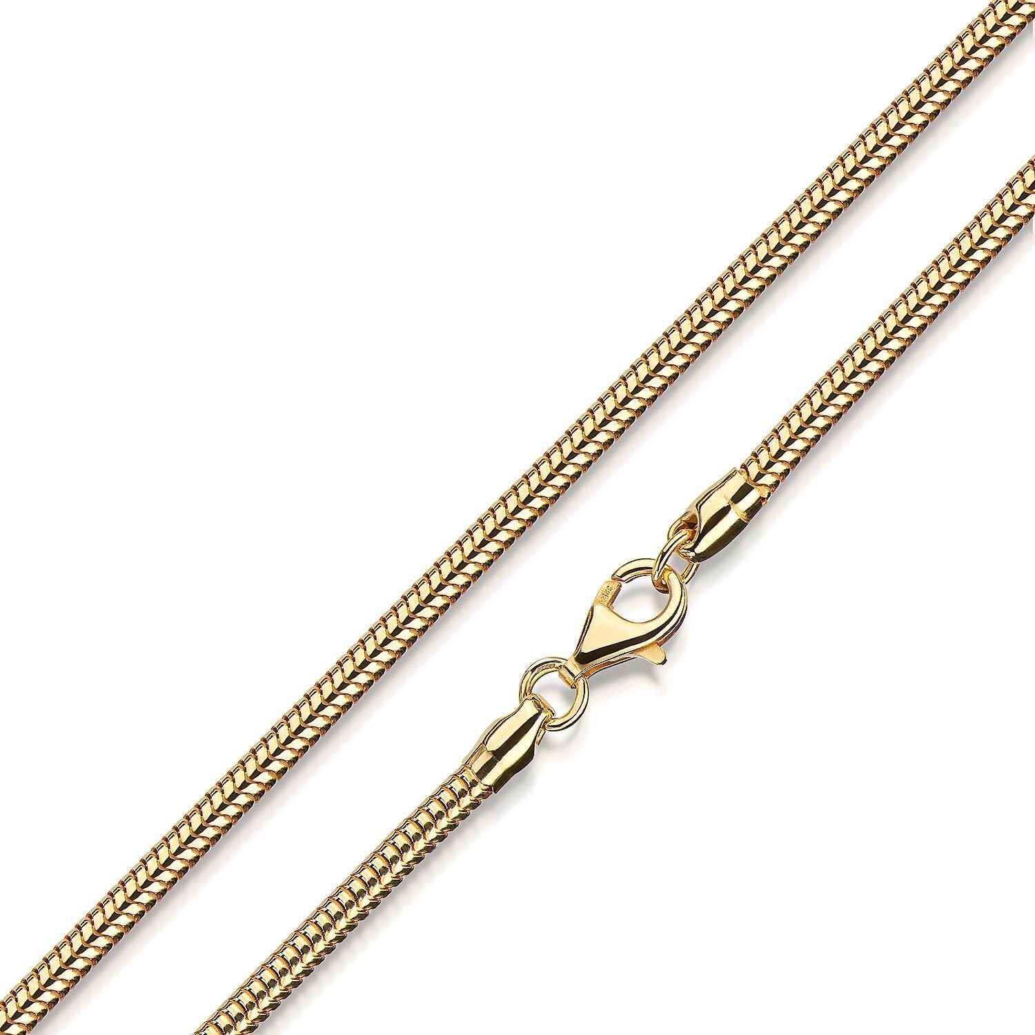 Materia Goldkette »Damen Schlangenkette Gold 3mm K54«, Sterlingsilber,  vergoldet online kaufen | OTTO