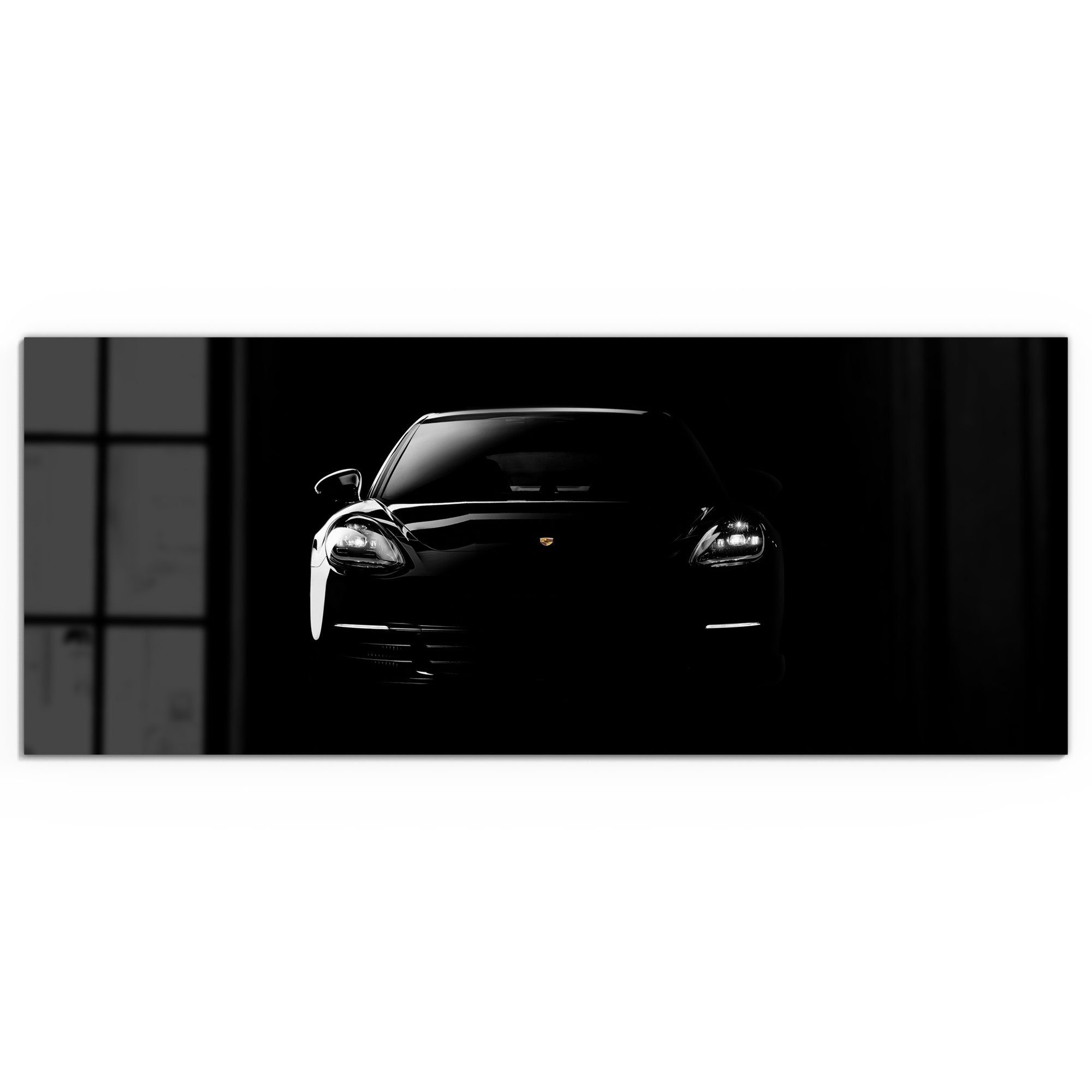 DEQORI Glasbild 'Porsche Panamera Front', 'Porsche günstig online kaufen