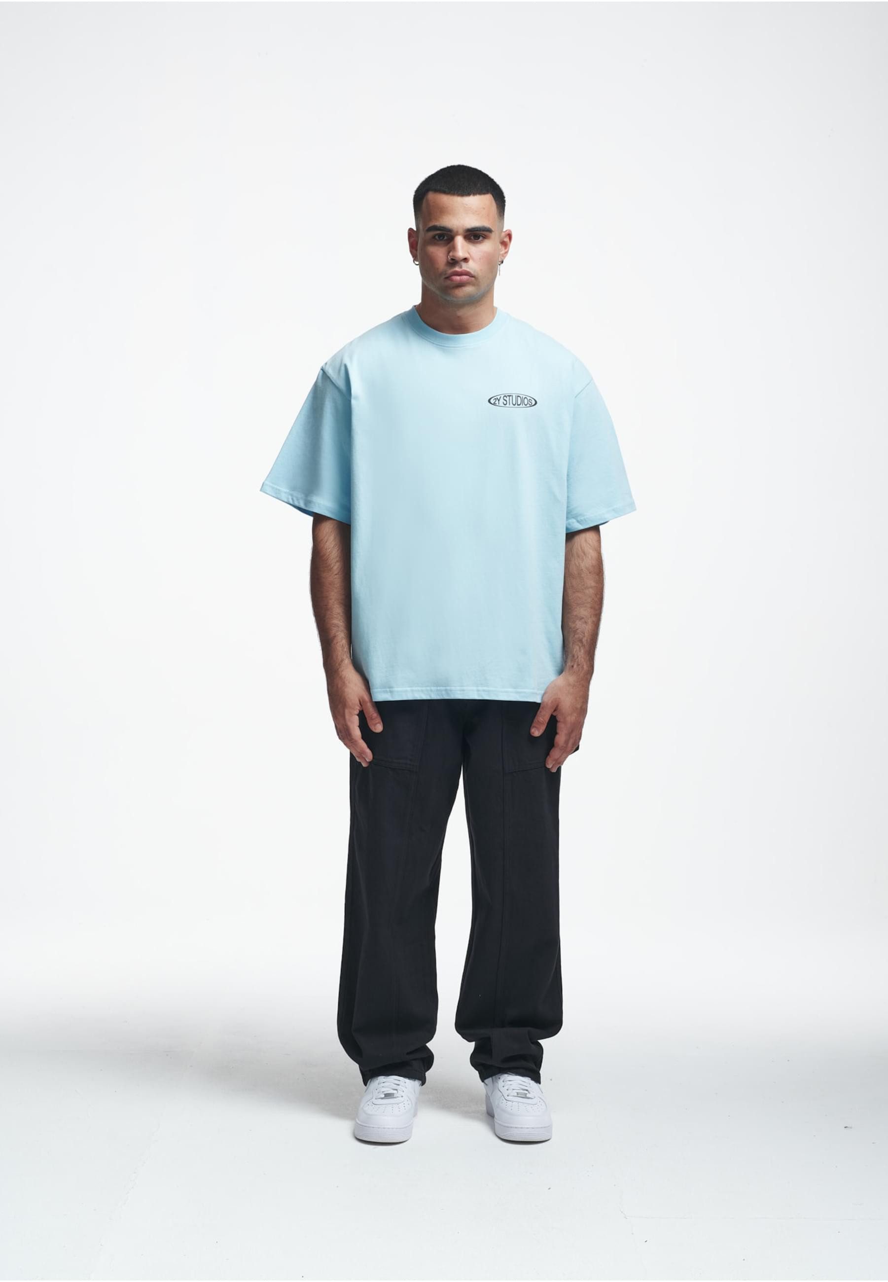 2Y Studios T-Shirt 2Y Studios Herren 2Y Introspect Oversize Tee (1-tlg)