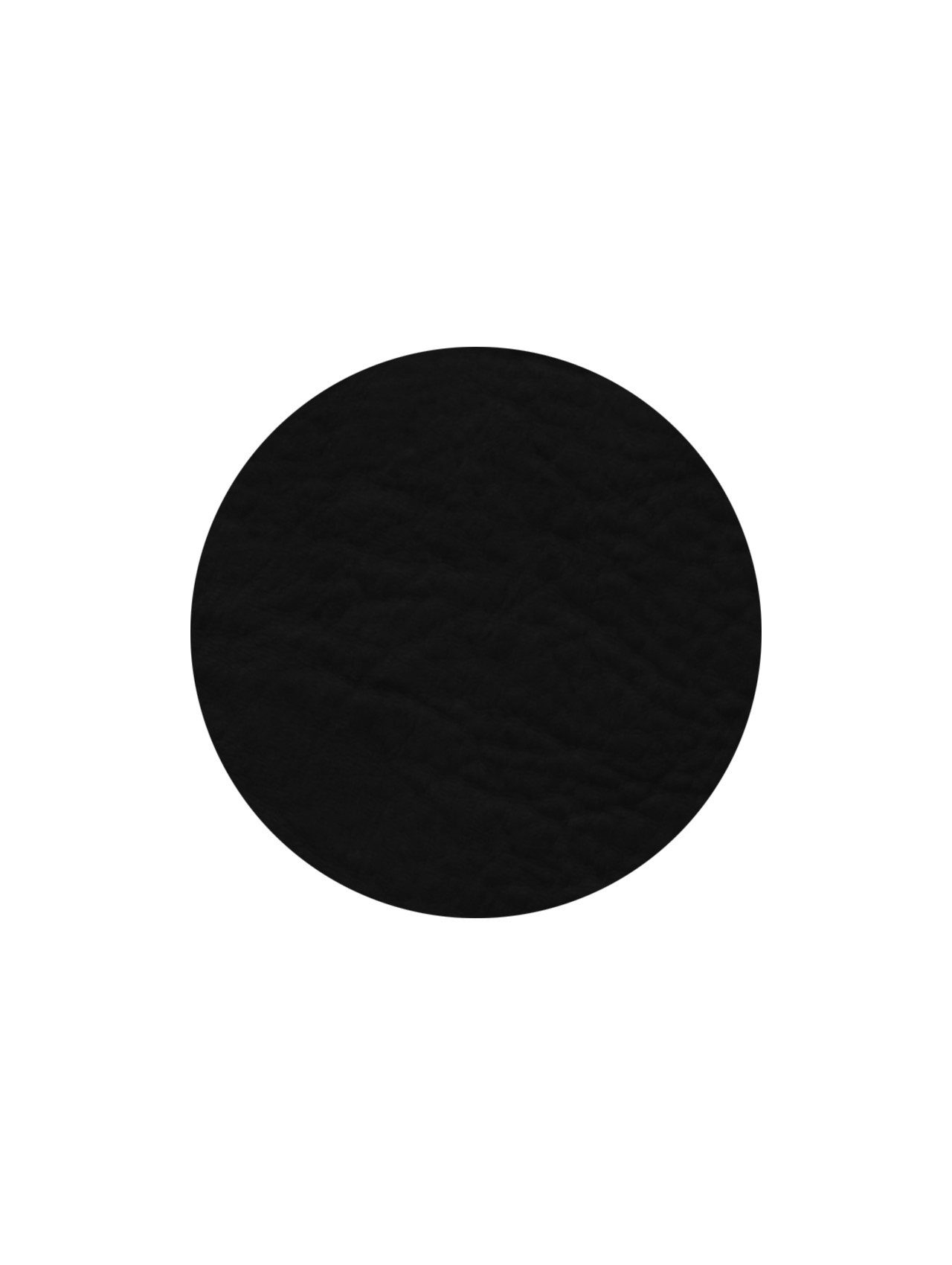 ASA SELECTION Platzset Untersetzer 10 cm in schwarzer Lederoptik matt, (1-St)