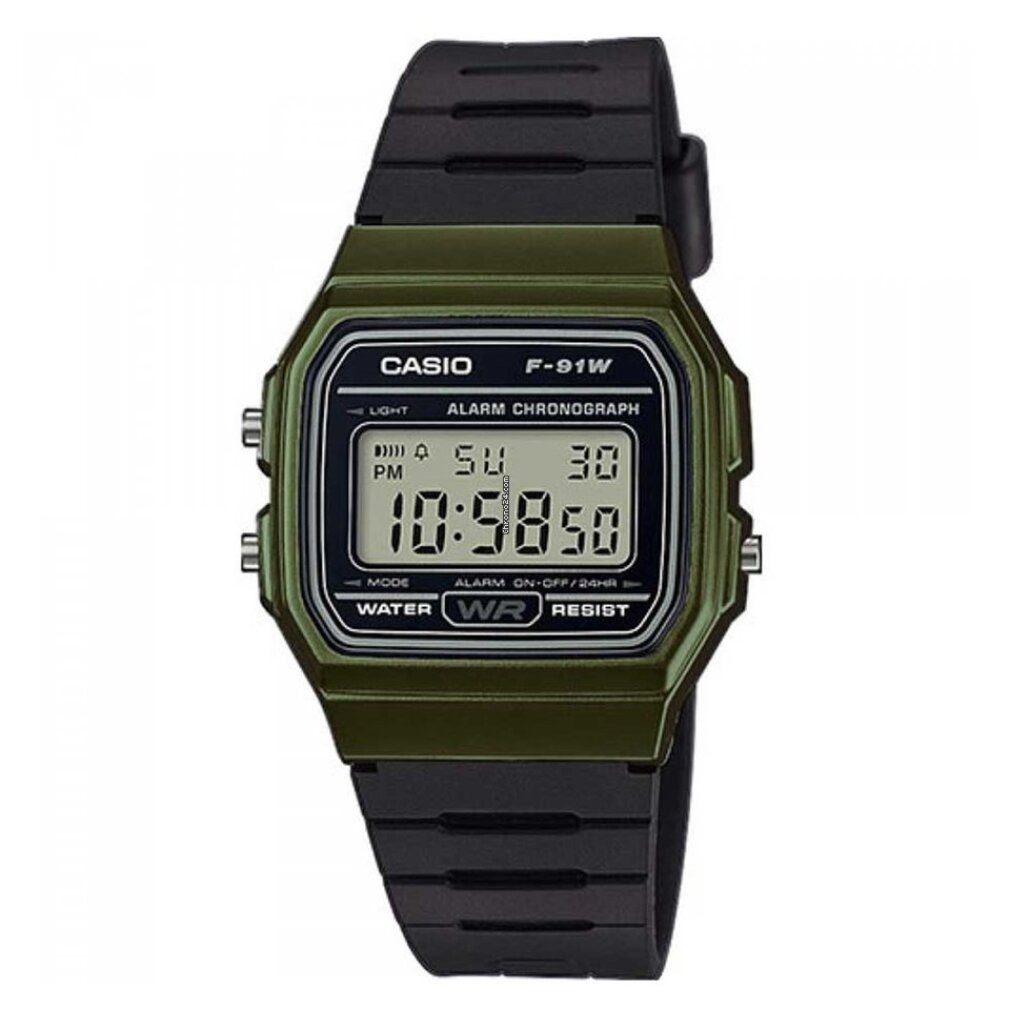 CASIO Luxusuhr Unisex Erwachsene-Armbanduhr F-91WM