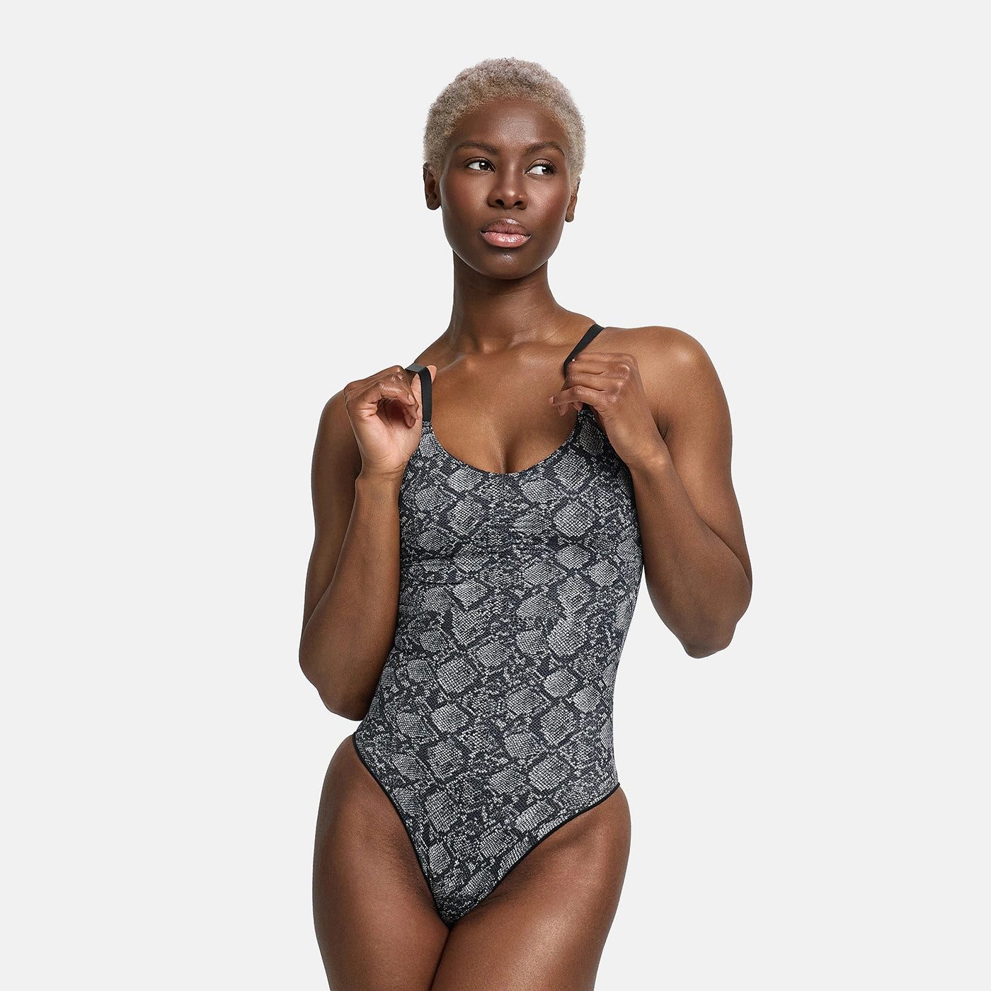 cfab Shaping-Body Bodysuit Sculpting Shapewear mit Slip-Snake-2XL (1-tlg)