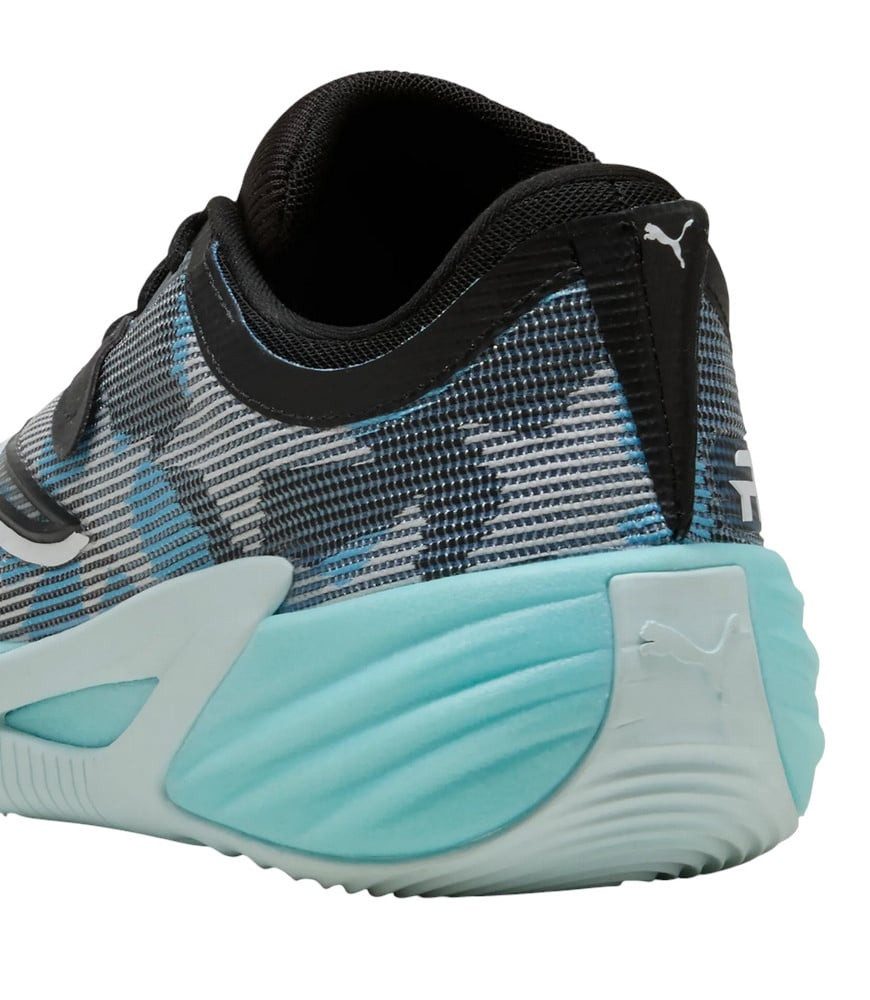 PUMA Hallen-Indoorschuhe All-Pro Nitro™ 2 (Basketball) 2025 blau/bunt Squashschuh