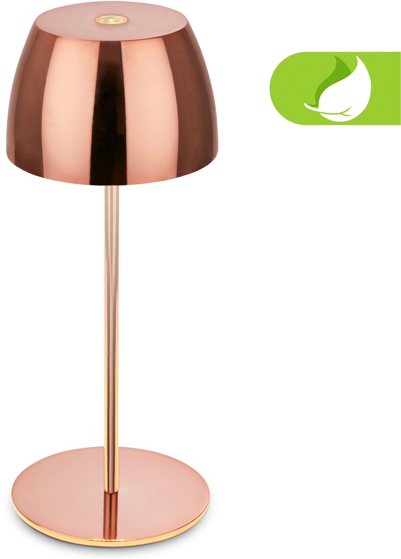 Briloner Leuchten LED Außen-Tischleuchte Serina Mini, Dimmfunktion, USB-Ladefunktion, LED fest integriert, Extra-Warmweiß, Akku Tischlampe, kabellos, IP44, Wohnzimmer, Schlafzimmer, Outdoor