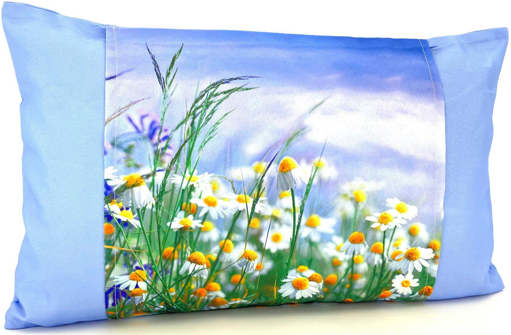 Weckbrodt Kissenhülle Blumenwiese, (1 Stück), Lotus-Effekt, günstig online kaufen