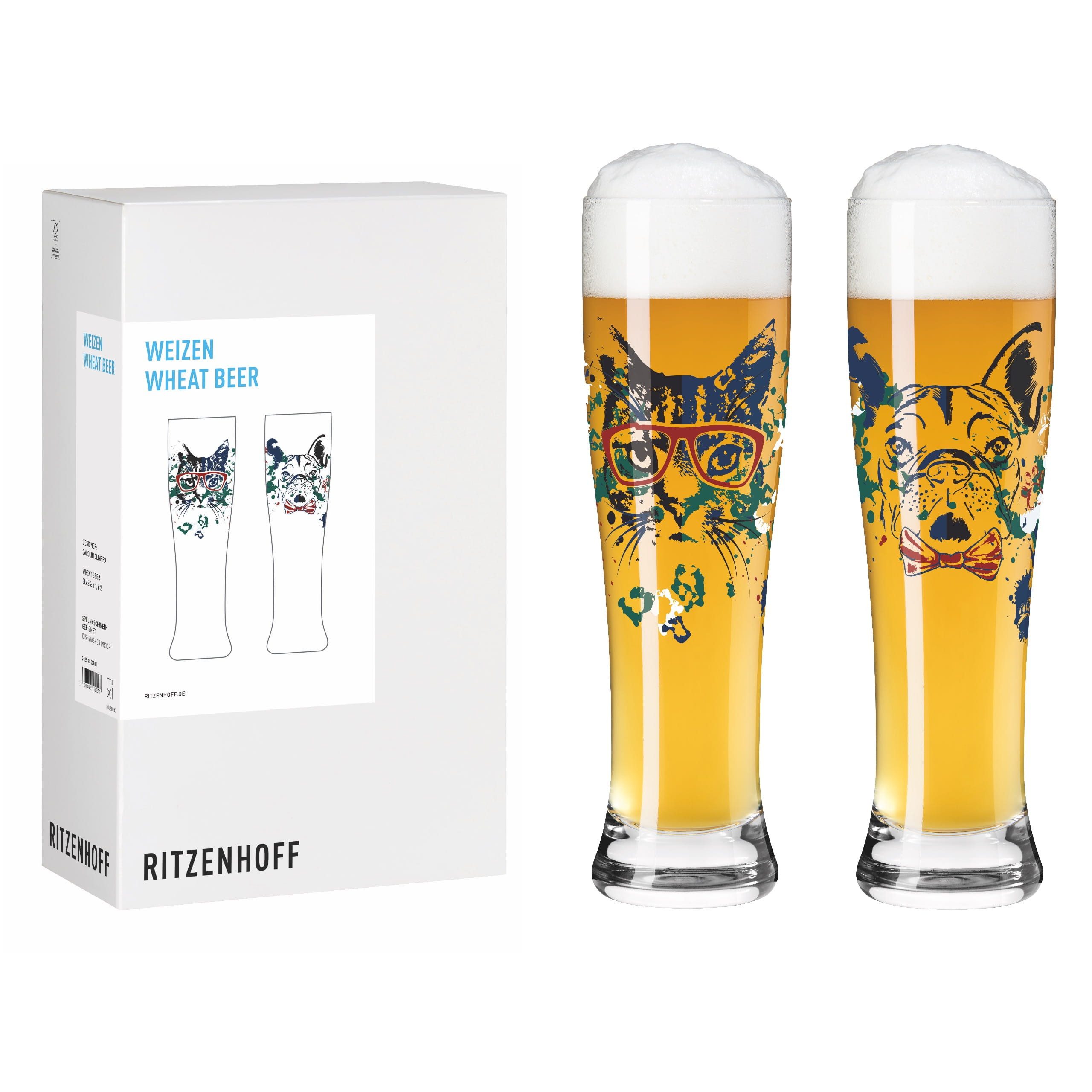 Bierglas Tierisch Glücklich