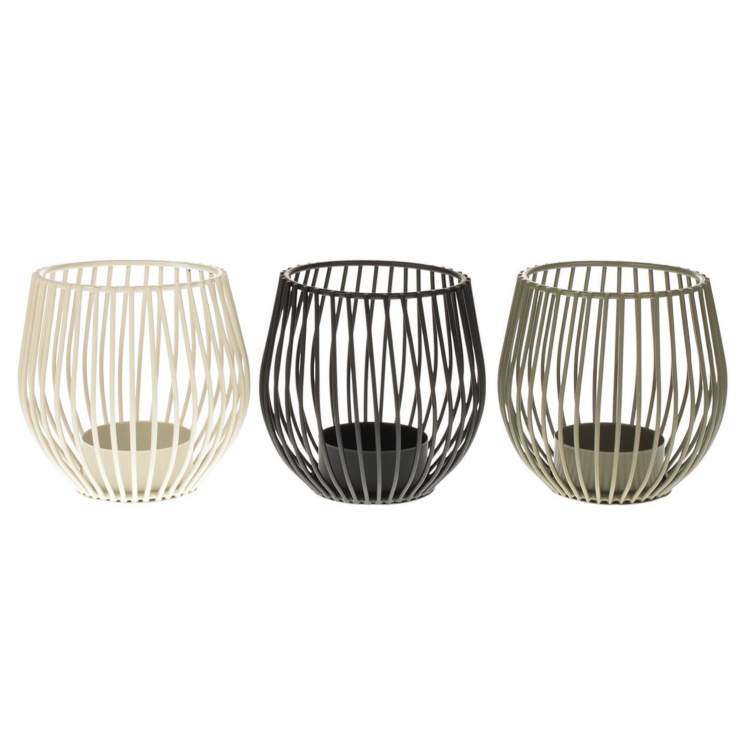Macosa Home Teelichthalter 3er Set Metall günstig online kaufen