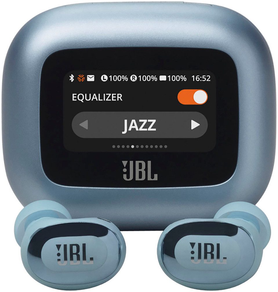 JBL LIVE BUDS 3 wireless In-Ear-Kopfhörer (Adaptive Noise-Cancelling, Hi-Res, Multi-Point-Verbindung, A2DP Bluetooth, True Adaptive Noise Cancelling, IP55, Personi-Fi 3.0)