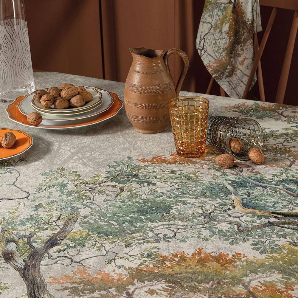 Garnier Thiebaut Tischläufer Tischläufer Bois de Mystere Parchemin 55 x 155 cm