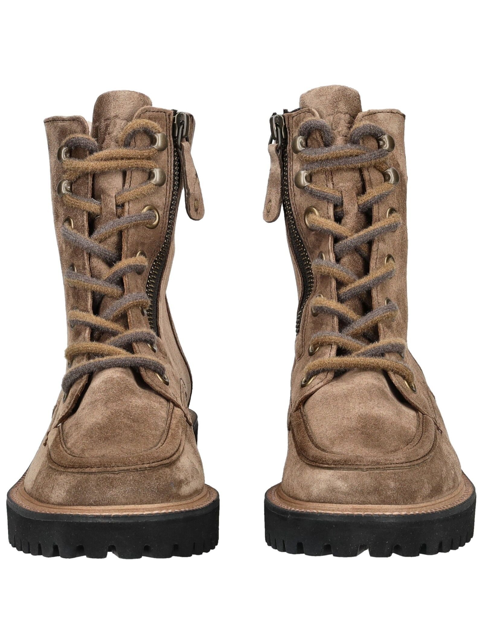 Paul Green Paul Green Stiefelette Veloursleder Schnürstiefelette