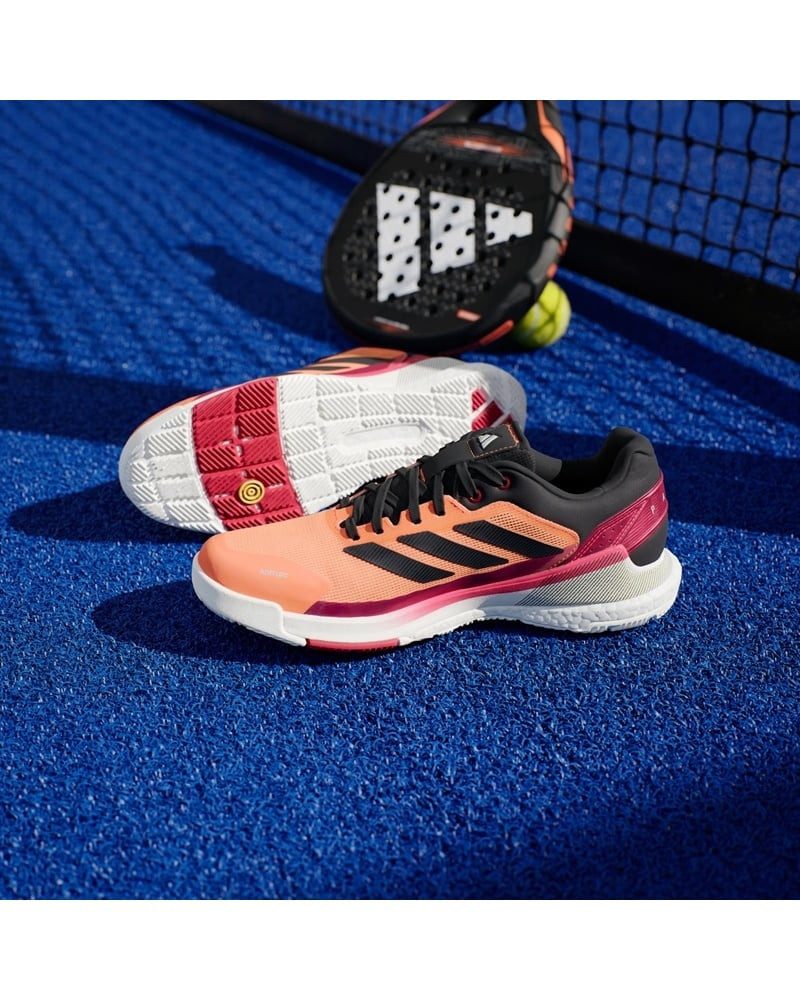 adidas Performance Crazyquick Boost orange/schwarz/rot Herren Padelschuh