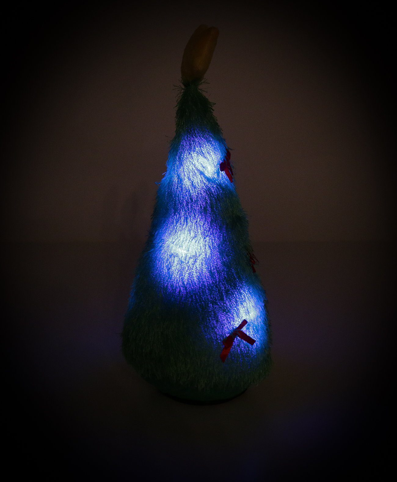 Weihnachtsbaum, Farbwechsel im drehender Weihnachtsfigur Bubble-Store mit LEDs