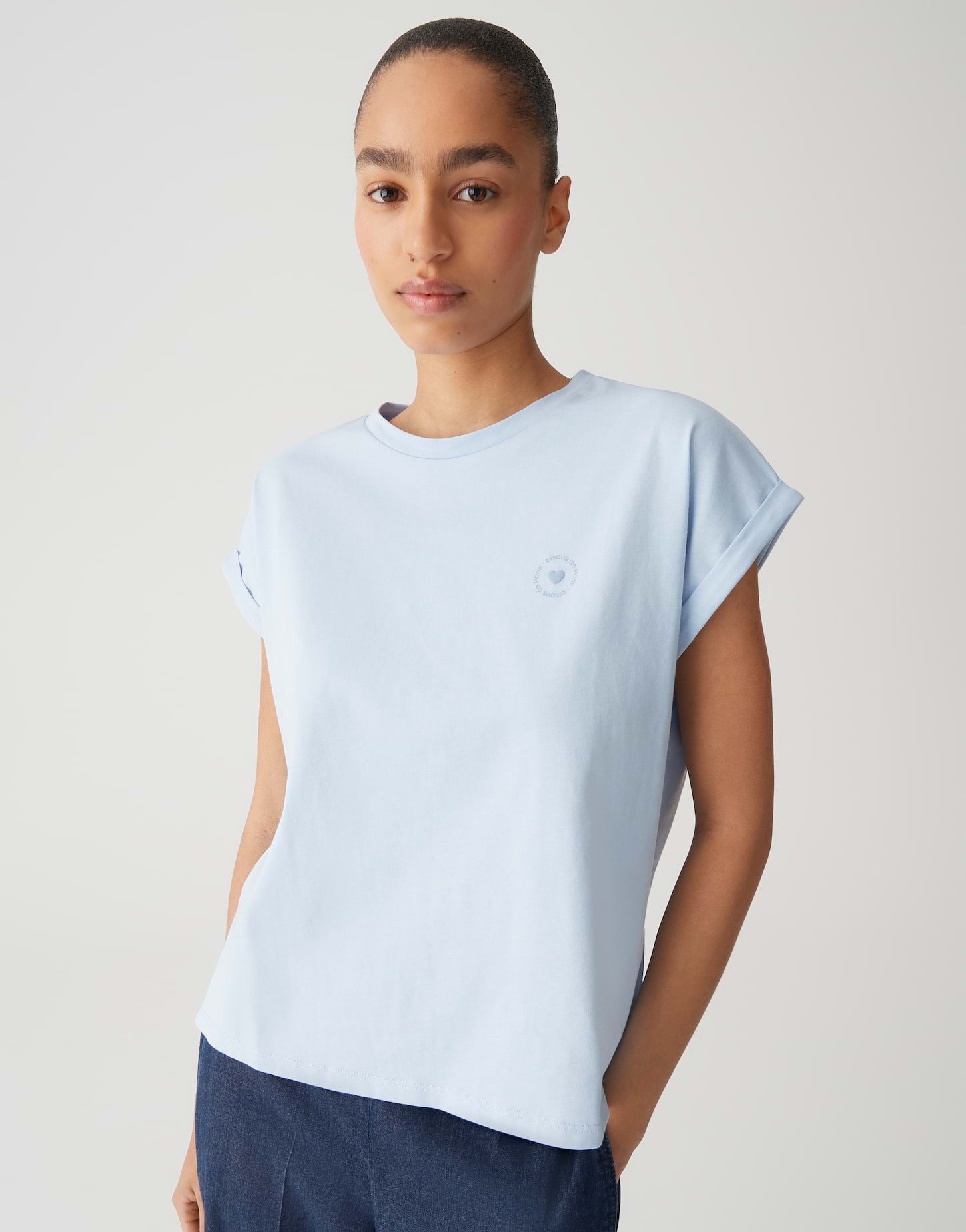 OPUS Kurzarmshirt SPARIS aus nachhaltigem Organic Cotton günstig online kaufen