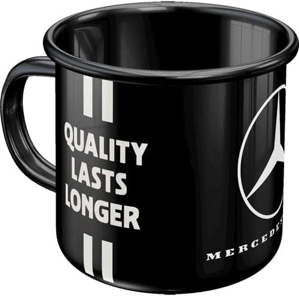 Nostalgic-Art Tasse Emaille-Becher - Daimler Truck - Drivers Only