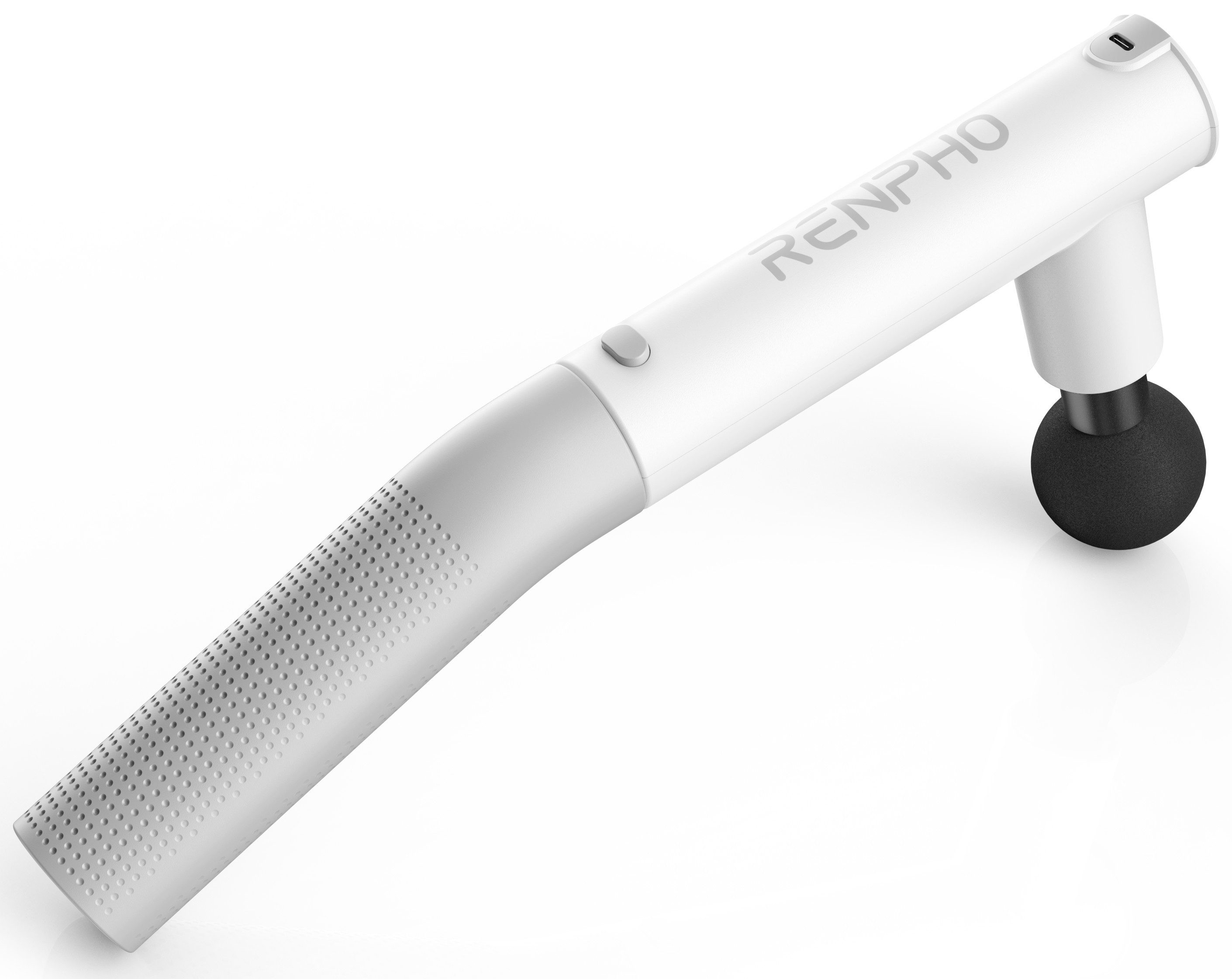 RENPHO Massagepistole Renpho Extend Massage Gun C004, Inkl.Verlängerungsgriff für schwer zu erreichende Stellen