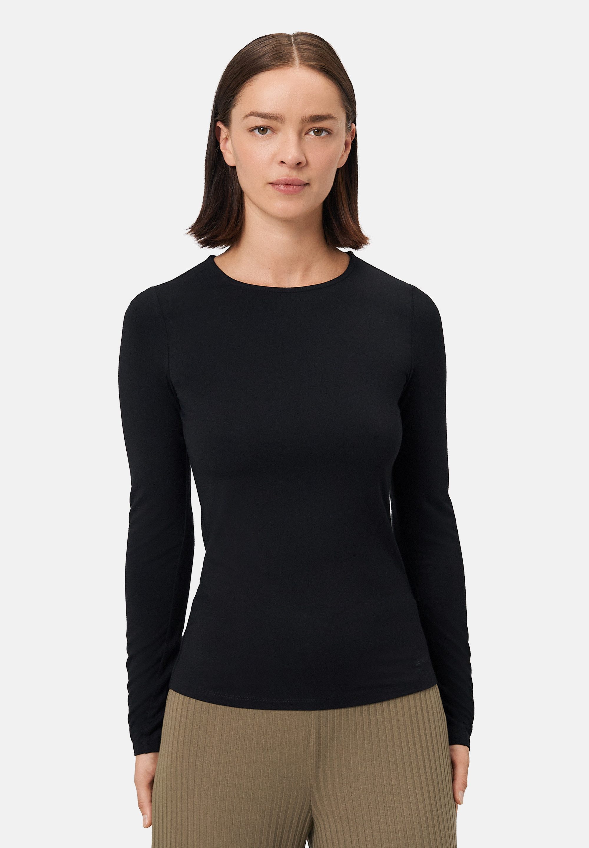 Les Lunes Langarmshirt SAAGE Warm Thermo Longsleeve Thermoeffekt, gebrushte Innenseite, atmungsaktiv