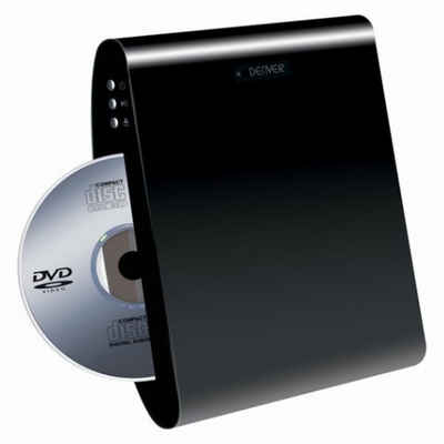 Denver DWM 100 black DVD-Player (DVD, USB input, HDMI Scart connection, DVD-Player mit USB & HDMI für Wandmontage)