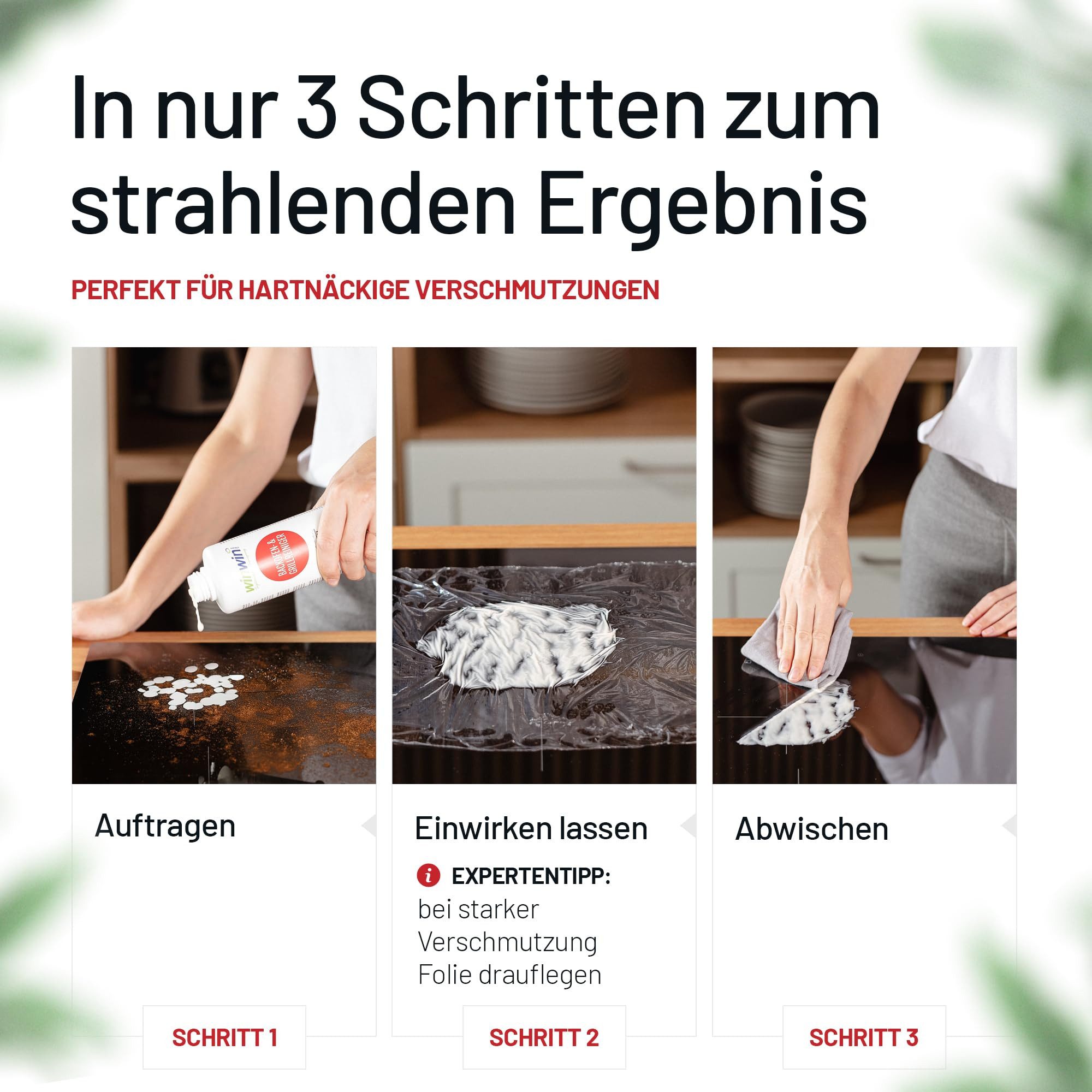 winwinCLEAN Backofen- & Grillreiniger 500 ml – Testsieger Stiftung Warentest Backofenreiniger (Flasche, [- 1x 500ml Flasche Grillreiniger,Backofenreiniger,Herdreiniger,Testsieger,Fettreiniger)