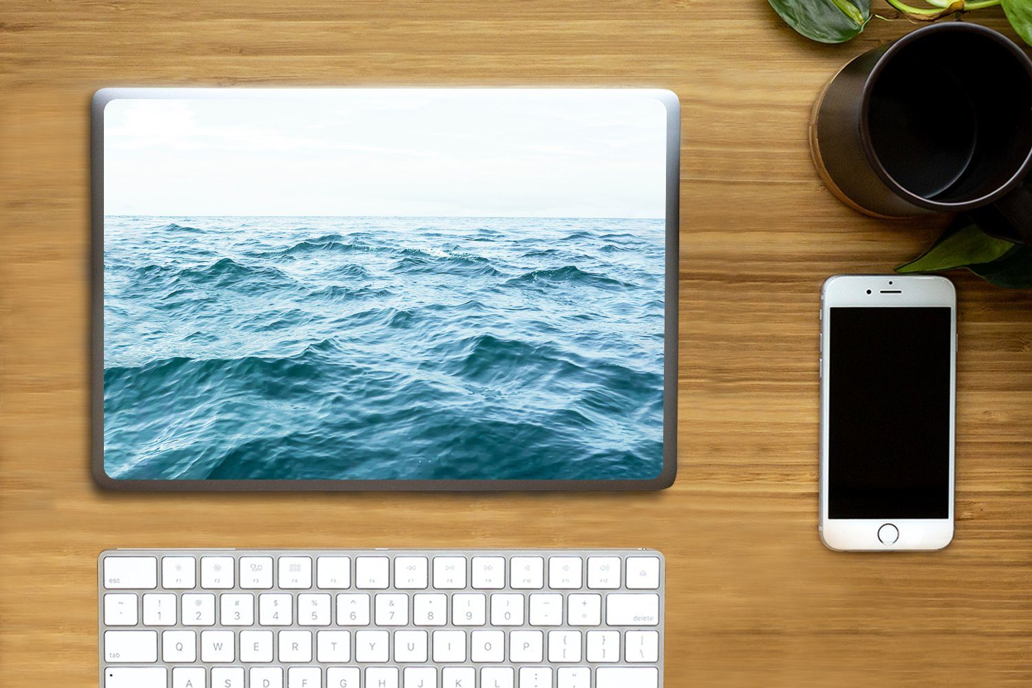 Thumbnail - MuchoWow Laptop-Aufkleber Meer - Wasser - Natur - Ozean, (1tlg), Laptop Folien Cover, Aufkleber, Sticker, Schutz vor Kra...