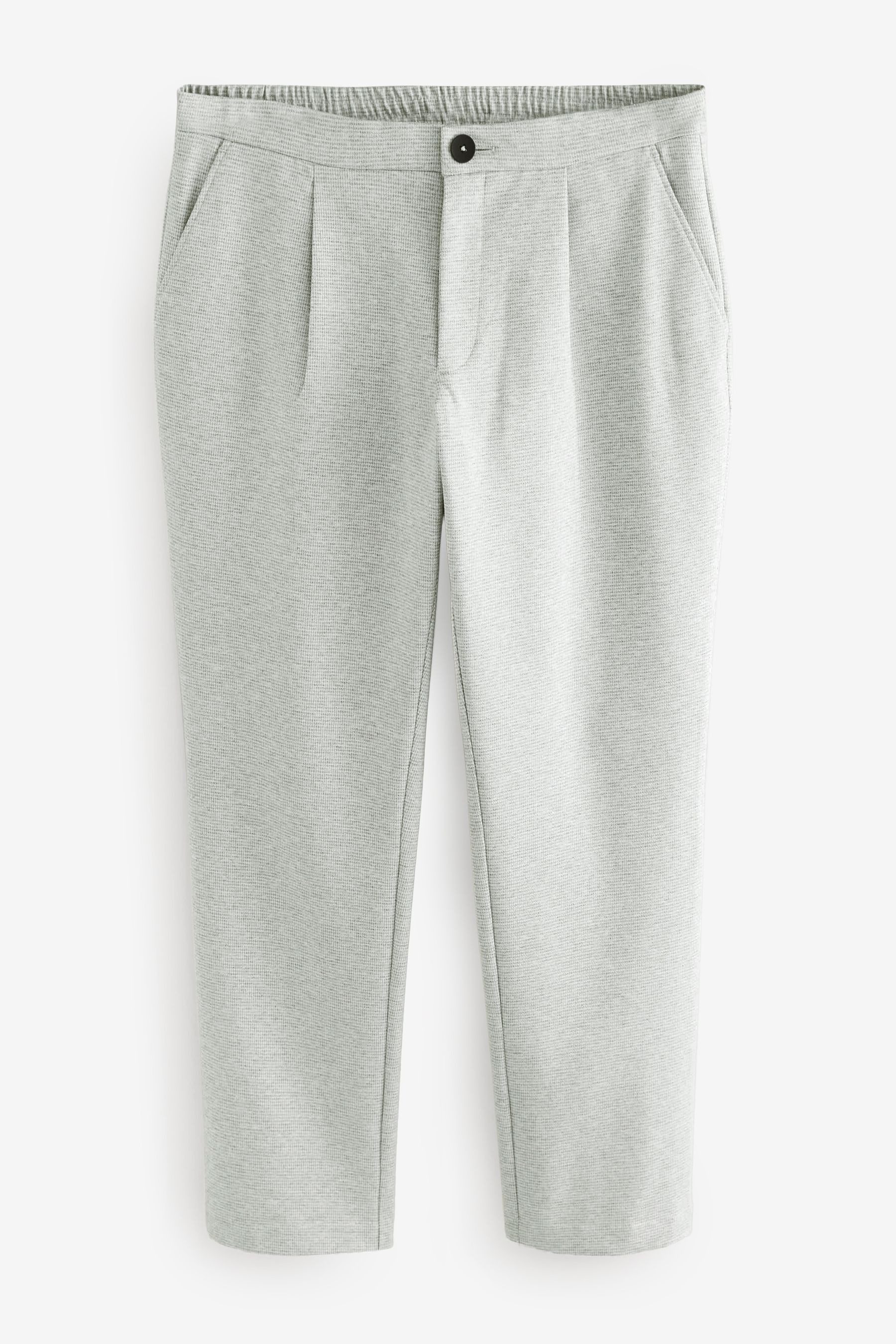 Next Jerseyhose Regular Fit Jersey-Jogginghose mit Fischgrätmuster (1-tlg)