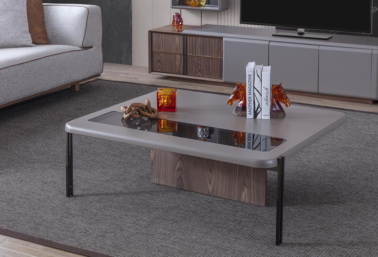 JVmoebel Couchtisch Europa Couchtisch), 1x Tisch Made Wohnzimmer Design Holz rechteckig (1-St., in Modern Couchtische Möbel