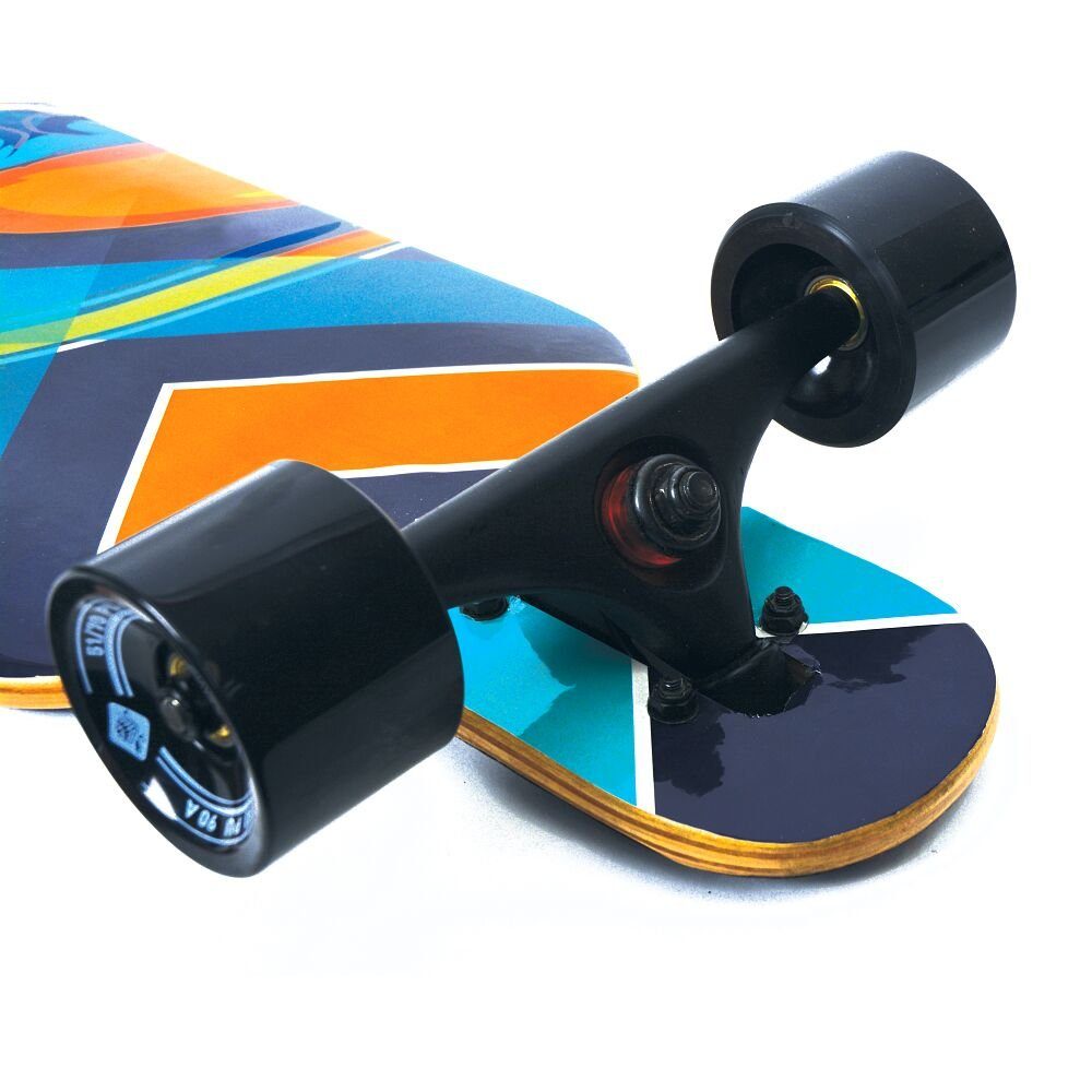 Schildkröt Skateboard Longboard 41 CoolChimp, Skateboard gemäß EN 13613:2009, Klasse A