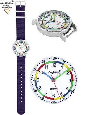 Pacific Time Quarzuhr Kinder Armbanduhr First Lernuhr Wechselarmband, Mix und Match Design - Gratis Versand